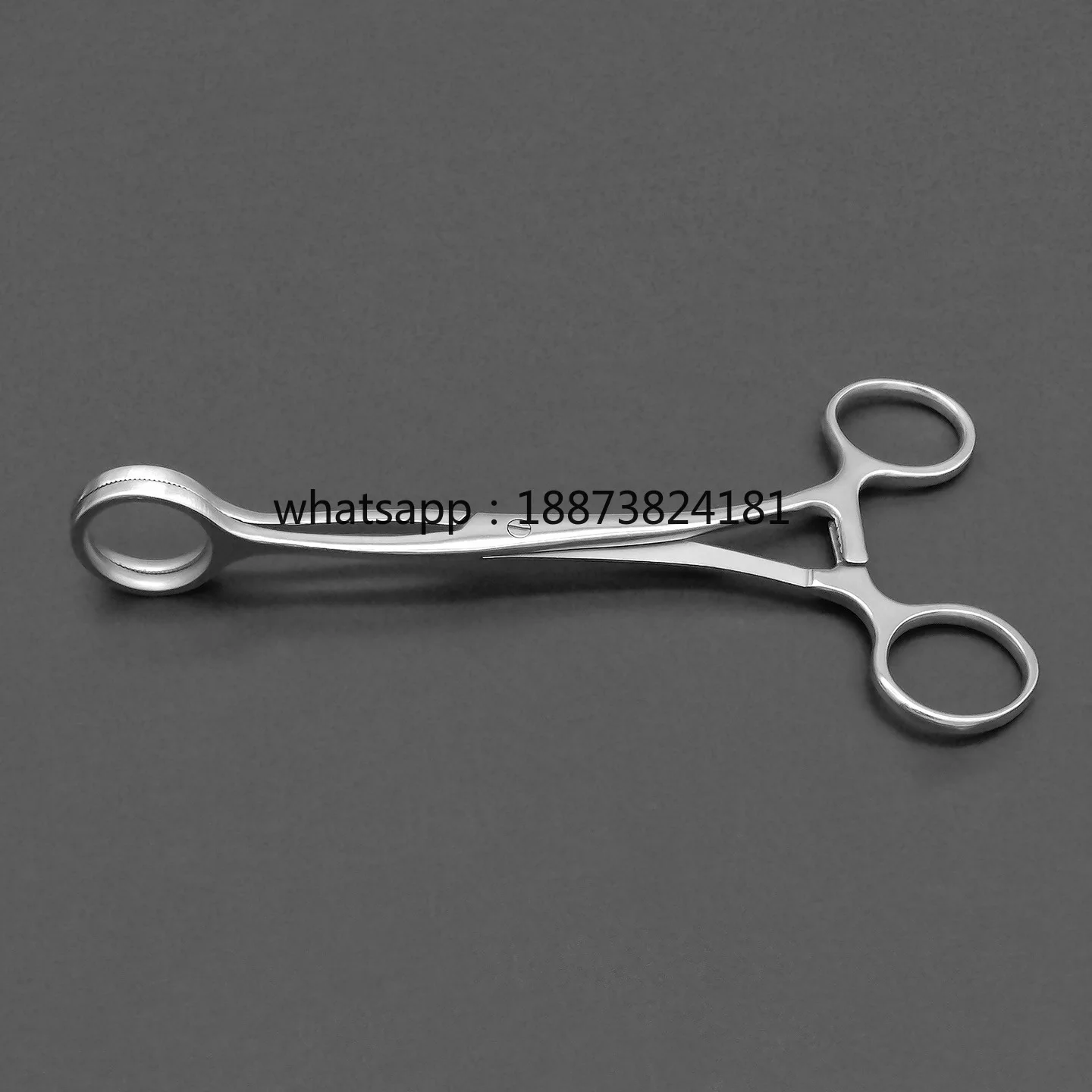 

Medical Stainless Steel Straight Tongue Forceps 17cm Oral Examination First Aid fast shipping