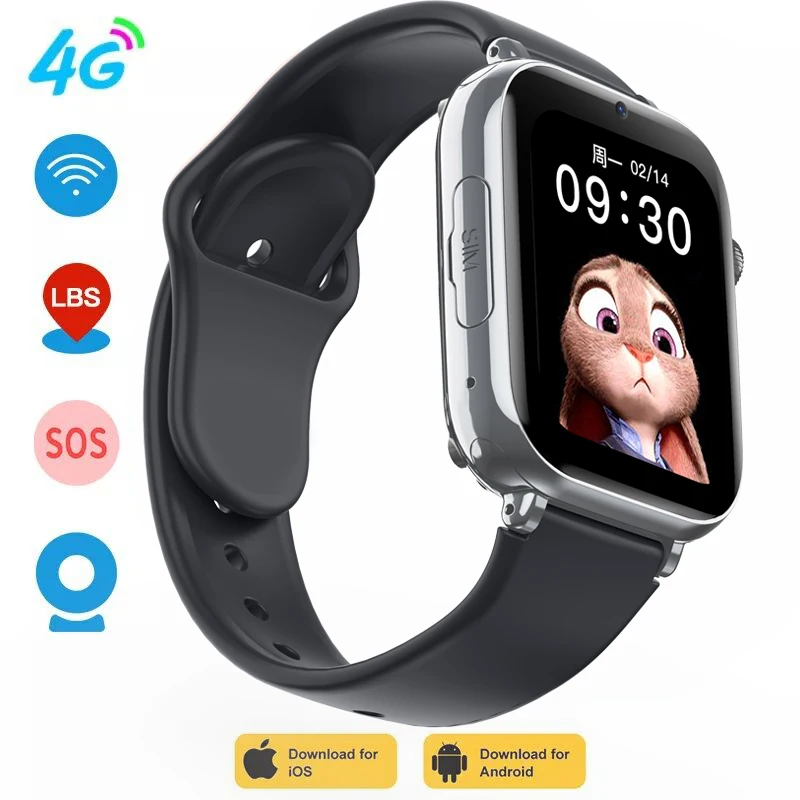 Kids Smart Watch Phone SIMcard GPS Tracker Location Video Call Ultra watch 9 Baby Sound Monitoring  SmartWatch For Android IOS