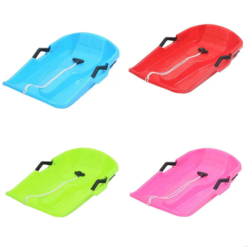 

Snow Sled Board Racer Ski Straw Boards Snows Sledge Sled Skid Sand Blue Note The Color When Ordering Load Thicken Kids