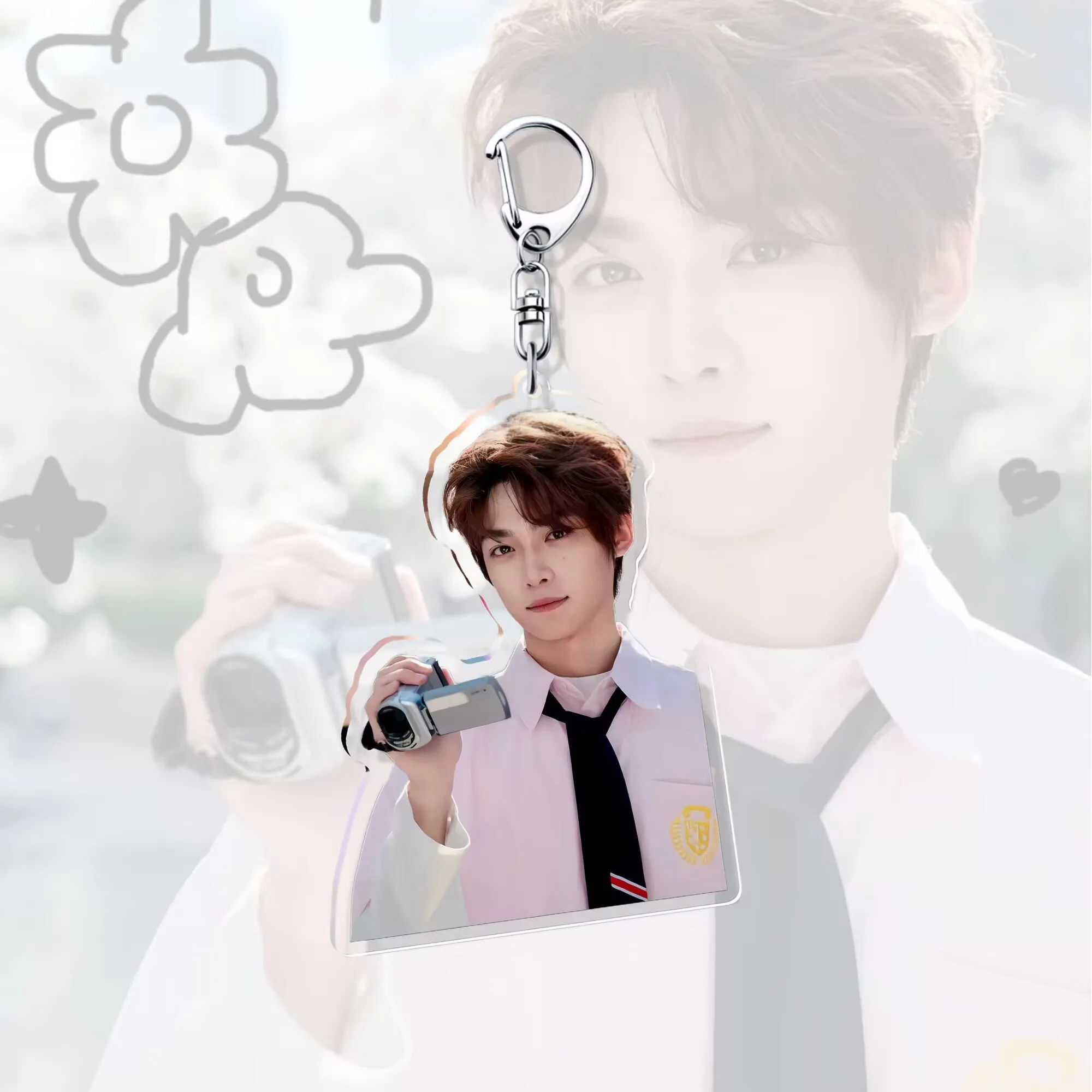 「逆愛」、Ziyuアクリルバッグペンダント、キーホルダー、キュート、クール、レベル、デザインセンス、周辺サポートギフト、ベストセラー