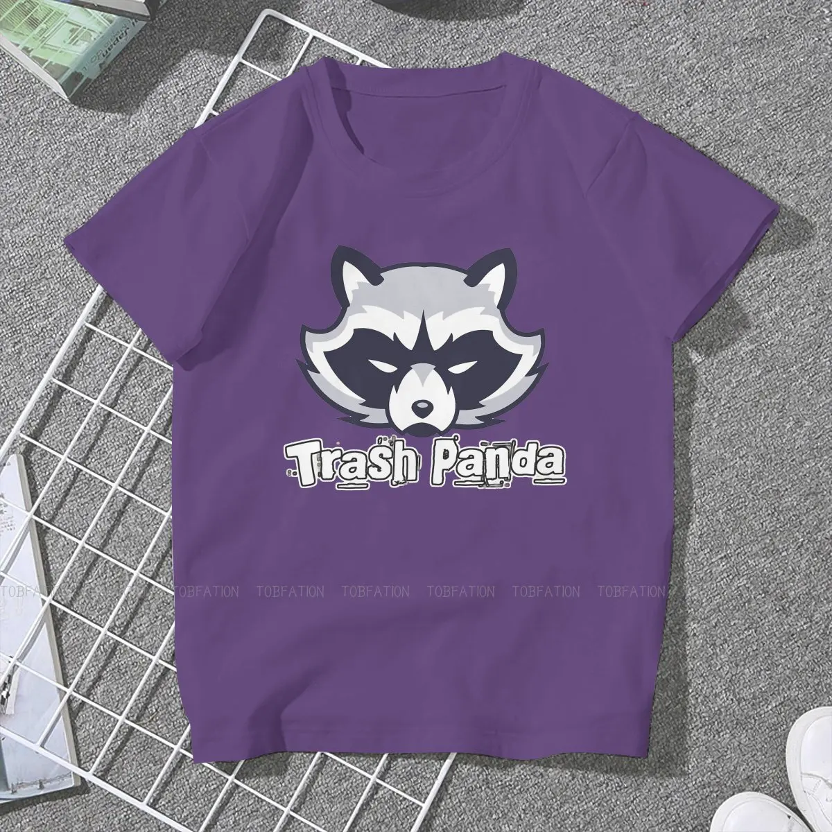 Raccoon In North America Cute TShirt for Woman Girl 4XL Lover Trash Panda Humor Leisure Tee T Shirt High Quality Loose