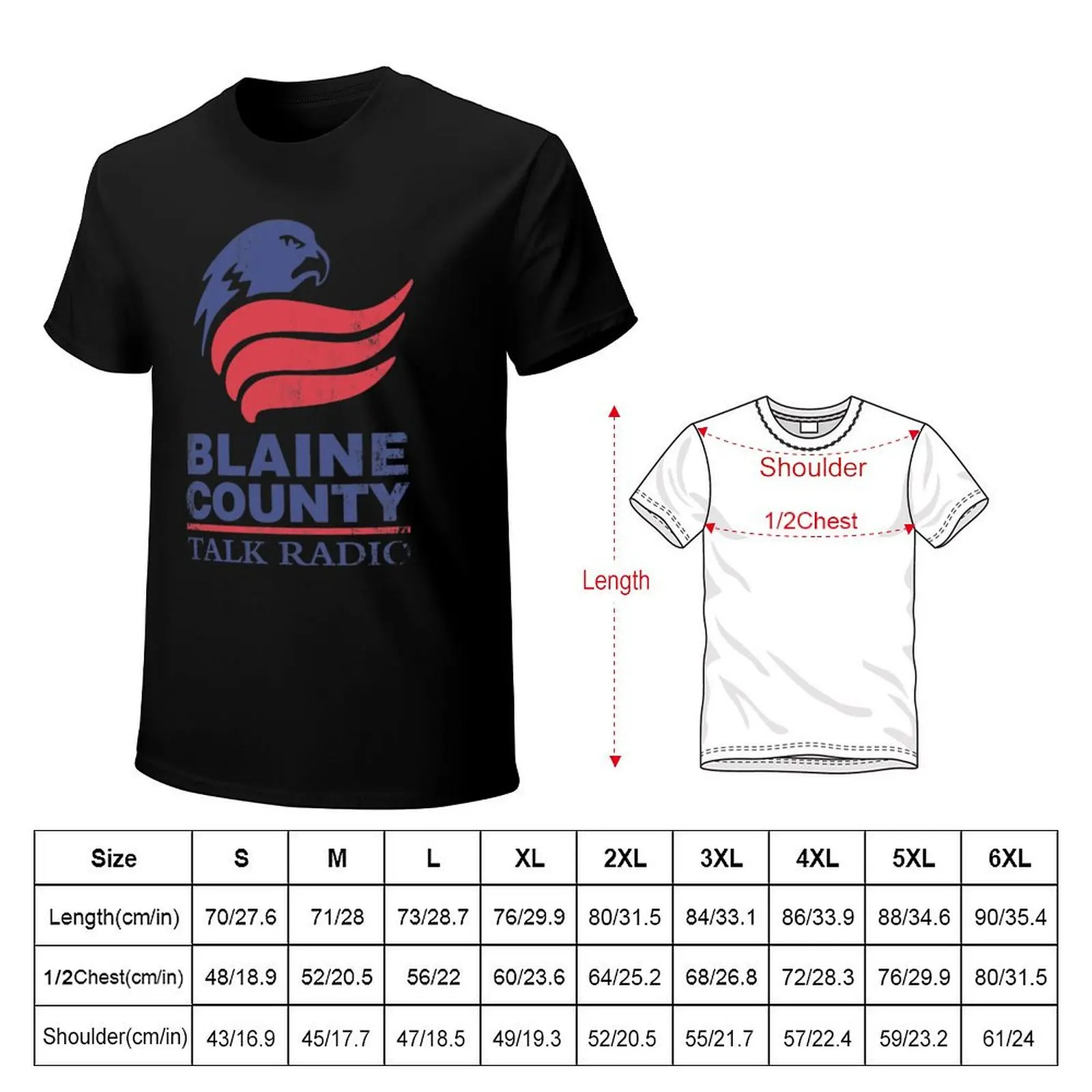 Blaine County Talk Radio T-Shirt t shirts for man cotton funny T-Shirt