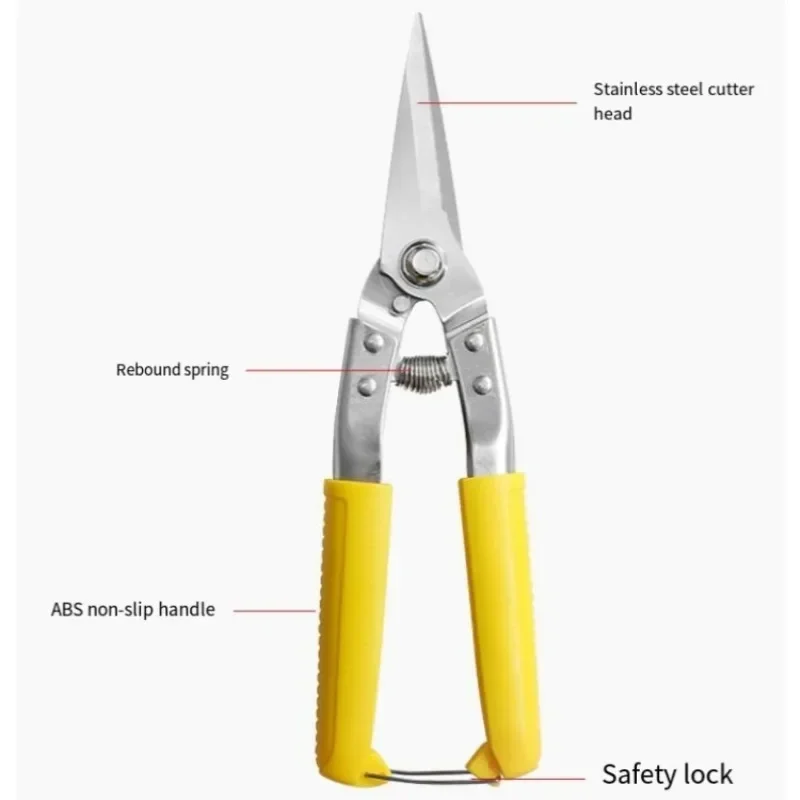 Hoof Trimming Shears for Sheep Goat Hoof Trimmers Multi-Purpose Carbon Steel Pruning Shears for Florists and Home Gardeners