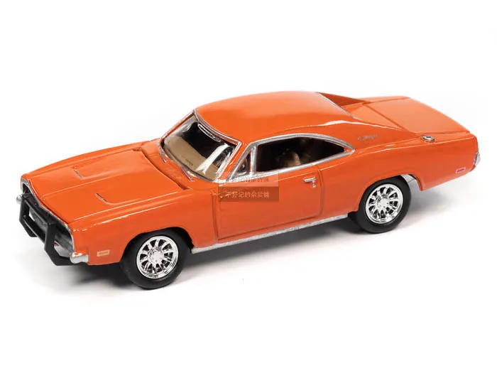 Jonny Lightning 1:64 1969 Dodge Charger R/T Hợp Kim Bộ Sưu Tập Đúc Hợp Kim Xe Đẩy Mẫu Vật Trang Trí