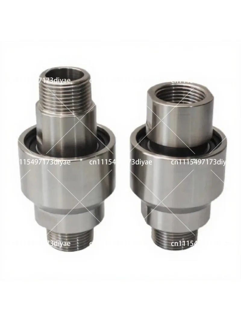 360 Degree Hydraulic Rotary Joint Stainless Steel High Pressure Universal Carbon Thread Flange Connection