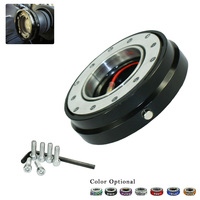 Thin Version 6 Hole Universal Car Auto Racing Steering Wheel Quick Release Hub Adapter Snap Off Boss Kit