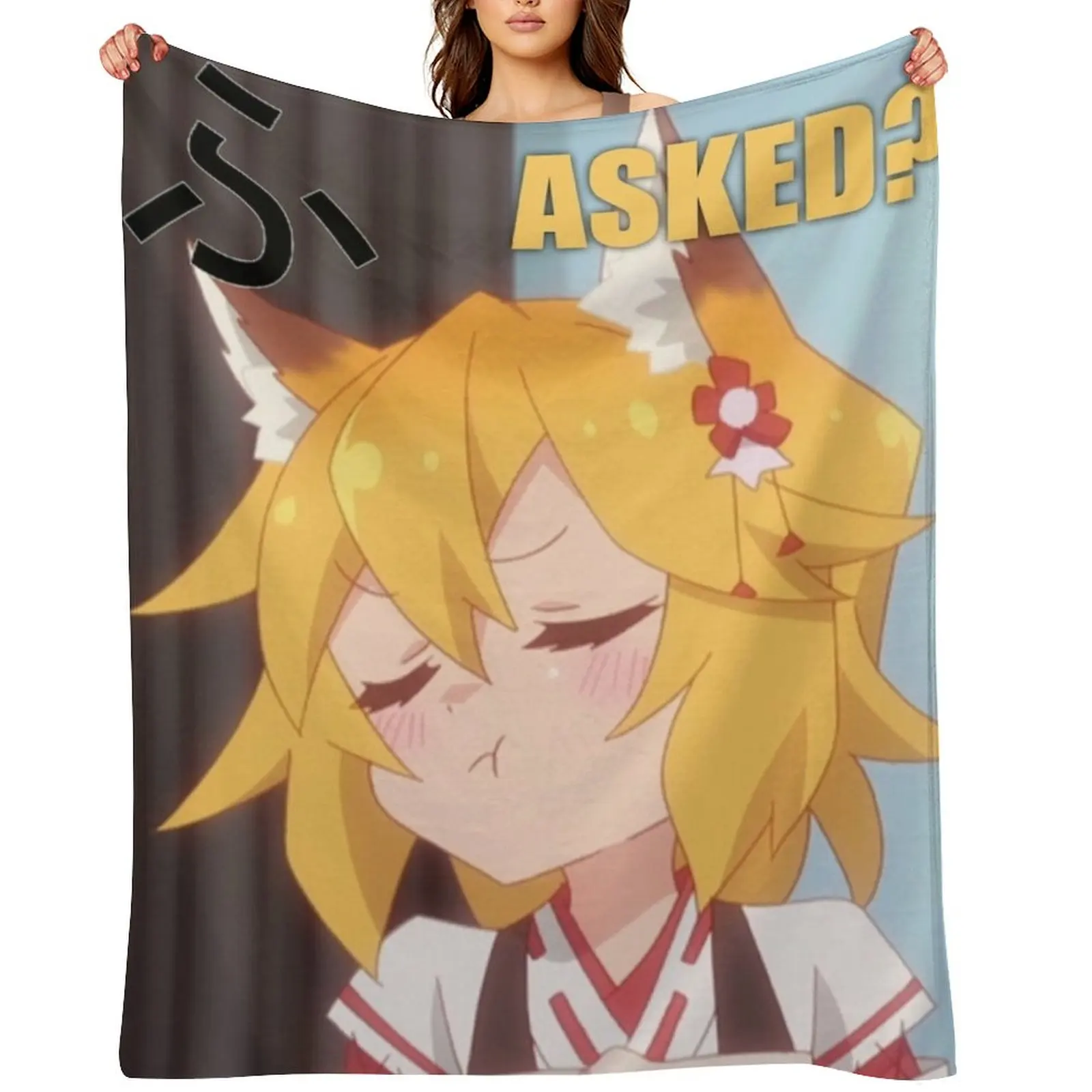 

Fu' Asked Throw Blanket Furry Blankets For Baby Blankets For Sofas Polar Blankets