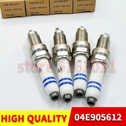 04E905612 4pcs 94968 Iridium Spark Plug For VW Golf For Passat Jetta Polo For A udi A1 A3 Q3 For Skoda Octavia For Seat Y5KPP332