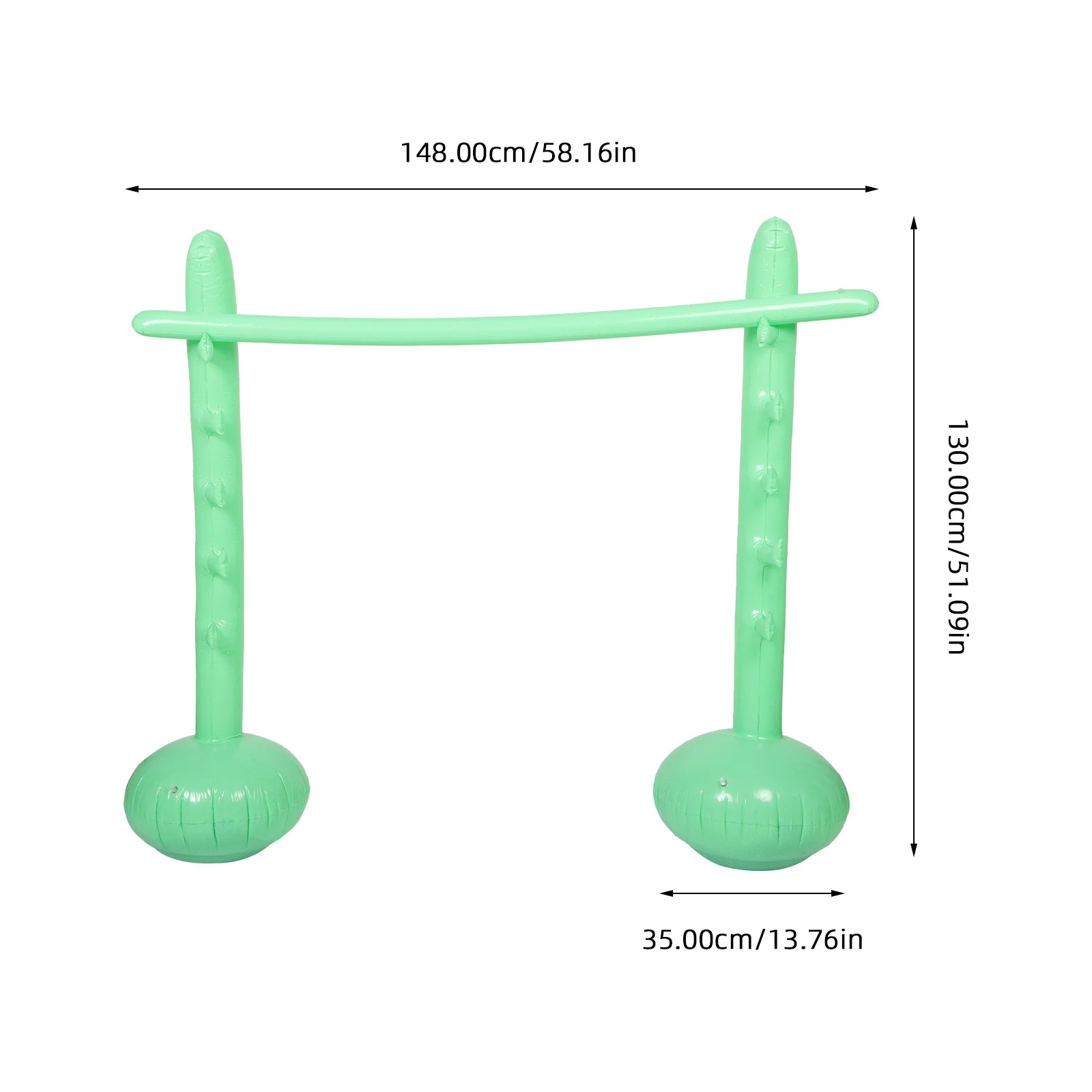 Opblaasbare springpaal Game Stick verstelbaar voor kinderen volwassenen Outdoor Carnaval Strand Achtertuin Party Games Opblaasbaar feest