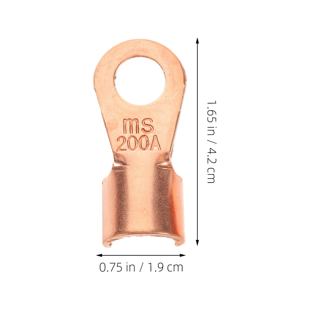 10 قطعة موصلات طرفية تجعيد نحاسية تصميم برميل مفتوح لأطراف الكابلات الكهربائية تجعيد كابل توصيل سريع #2