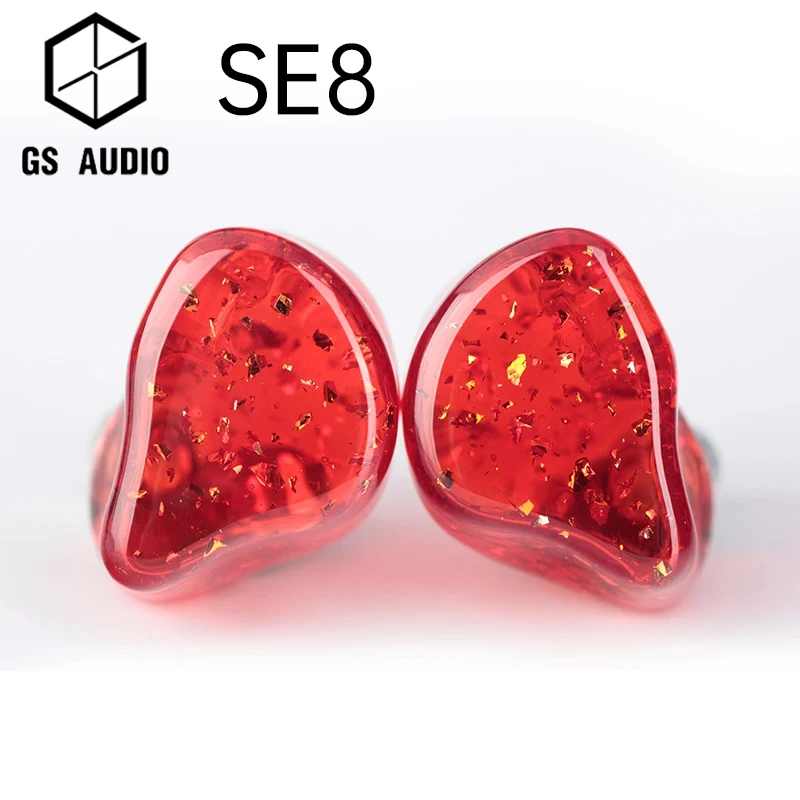 

Наушники-вкладыши GS AUDIO SE8, 6BA + 2EST Гибридный Драйвер HiFi с 2/4-контактным съемным кабелем 0,78, IEMs для аудиофилов