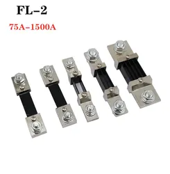 FL-2 Type Economic 10A 15A 20A 30A 40A 50A 75A 100A 75mV 200A 500A 750A 1000A 75mV Manganin Copper DC Current Shunt Resistor