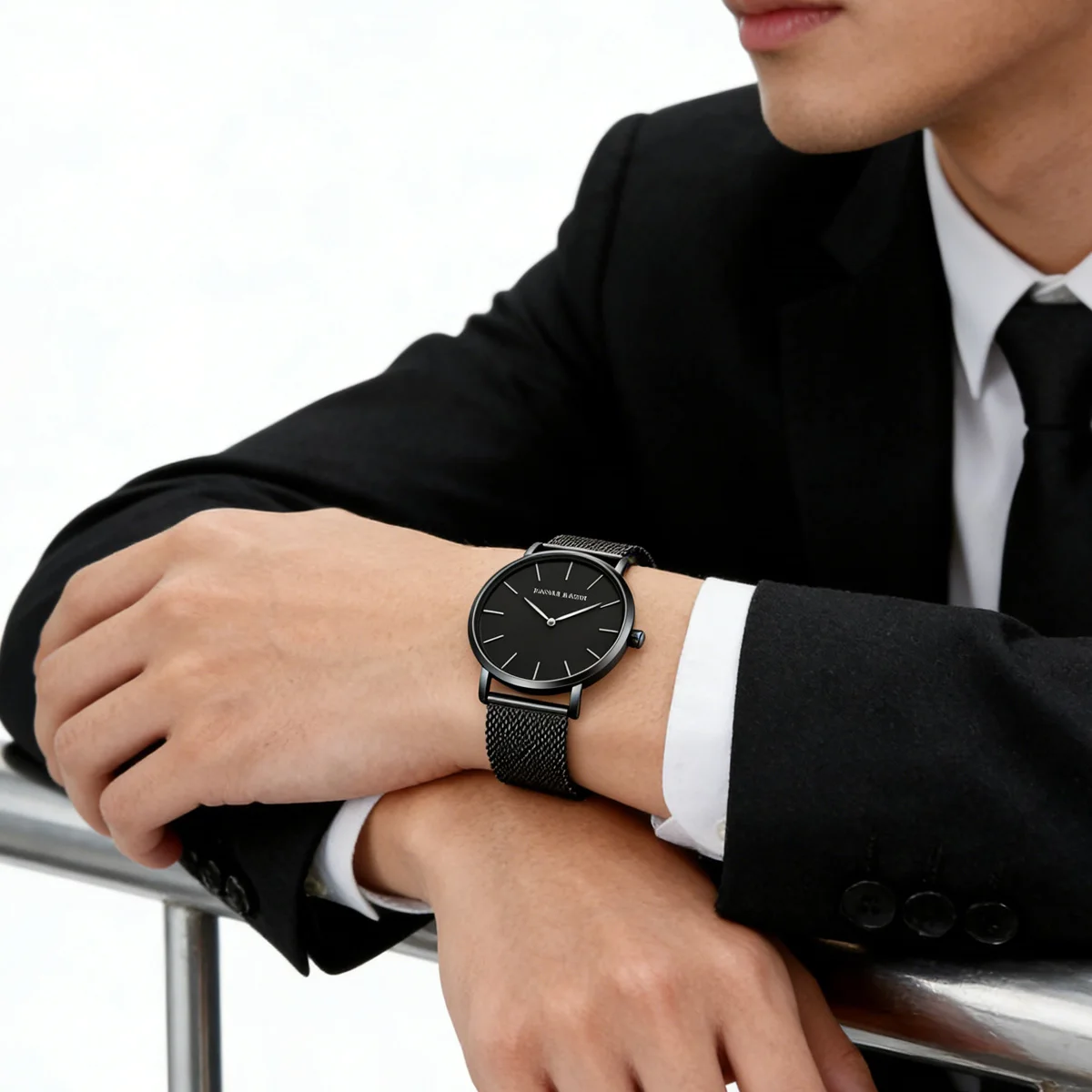 Men Watch Ultra Thin Top Brand Luxury multifunction small dial leather strap Mesh INS Waterproof Wristwatches Relogio Masculino