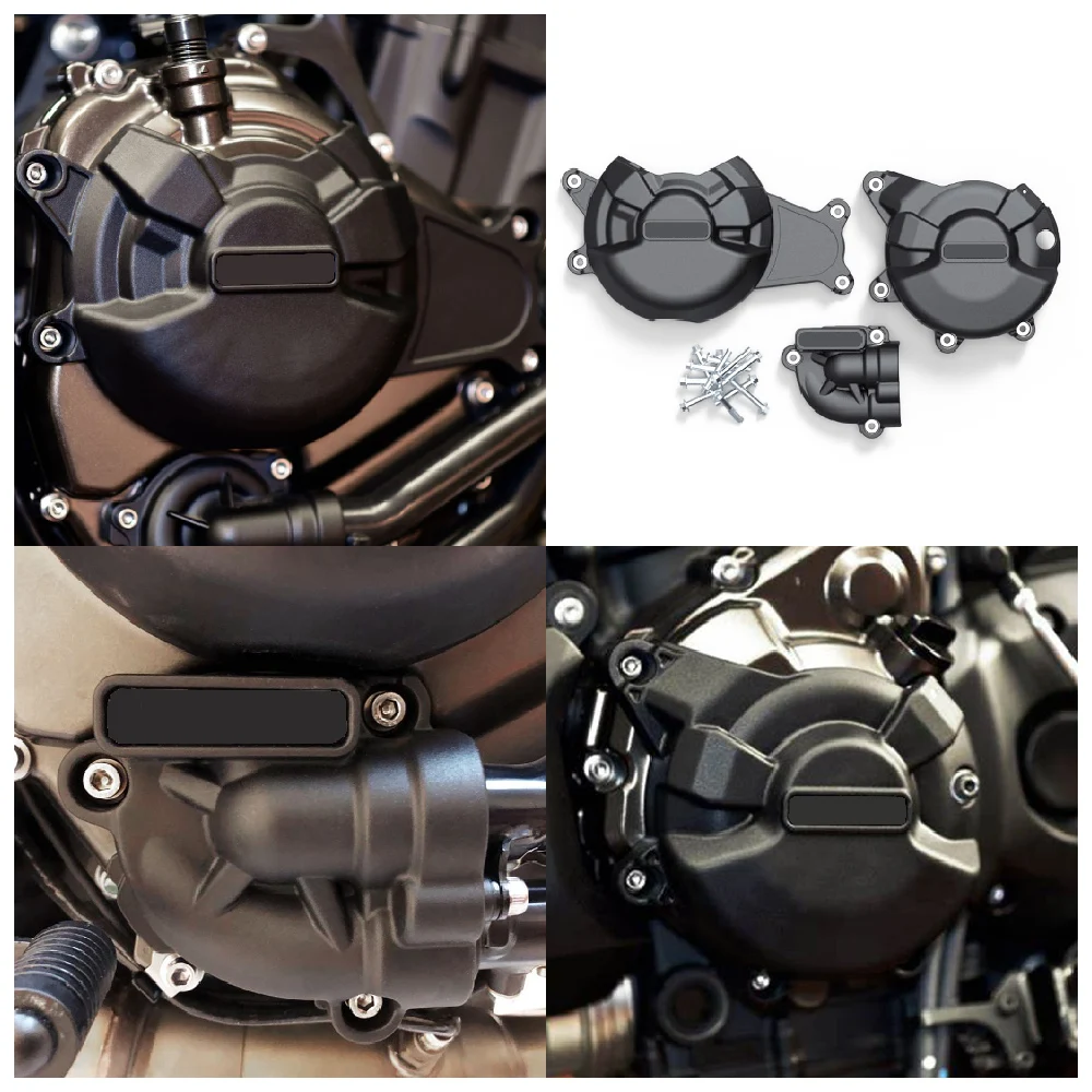 Fits for Yamaha YZF R7 ABS YZF-R7 2021 2022 2023 2024 2025 Motorcycle Engine Case Cover Set Secondary Protection Guards