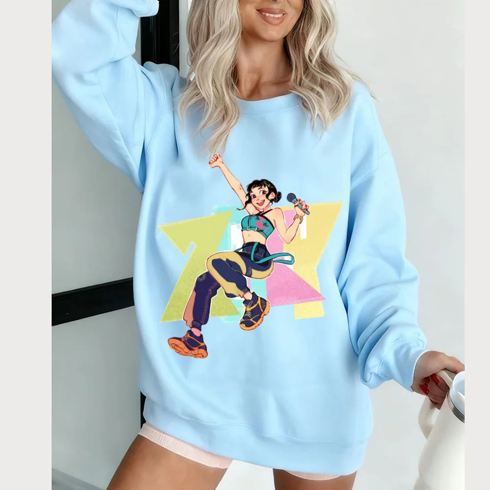 شعبية أنيمي KPop Demon Hunter هي سترة نسائية مطبوعة الخريف والشتاء البلوز للجنسين الإبداعية شخصية البلوز