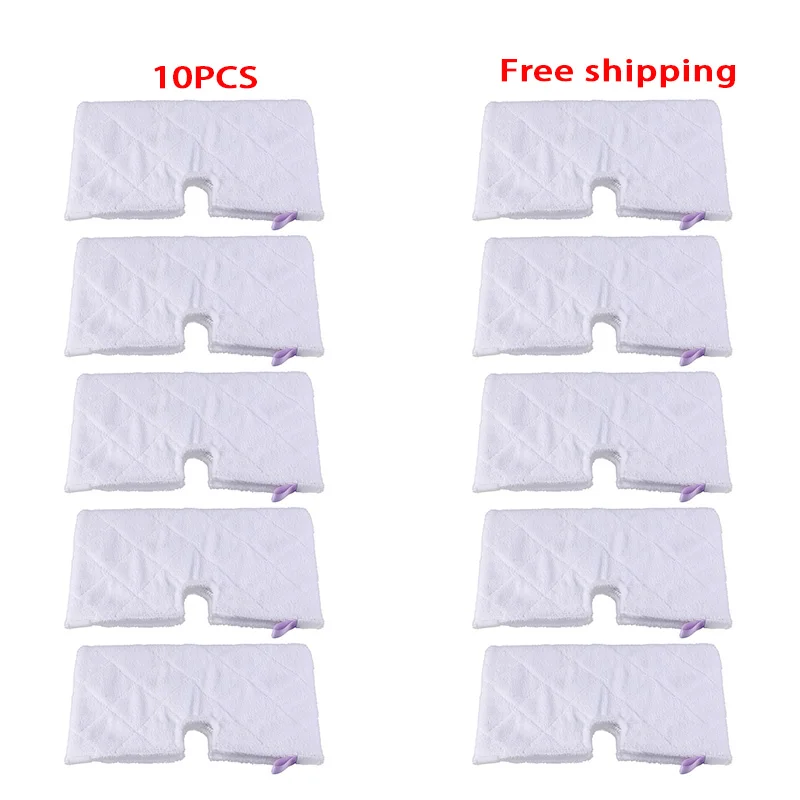 

10pcs Shark Steam Cleaner Parts Mop Cloths for Shark S3550/S3901/S3601/S3501 Replacement Accessories Cleane Mop Pads