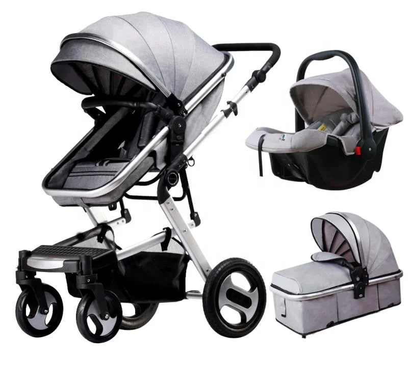 

OEM Factory 2020 new high view baby stroller foldable luxury pram 3 in 1 buggy pushchair