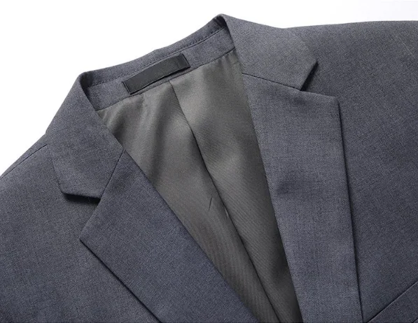 2026 Hochwertiger Herrenanzug in Unifarbe für Smart Casual Business, Hochzeit, Bankett, Bräutigam, Trauzeuge, Modetrend – Detail 33