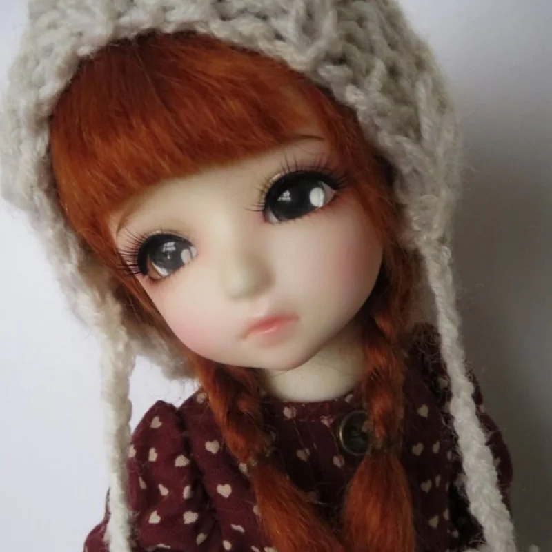 JD018 All Sizes Pretty Ana Braid BJD Mohair Wig Suit For 1/12 1/8 1/6 1/4 1/3 Doll Hair OB11 YOSD MSD SD Blythe Top Accessories