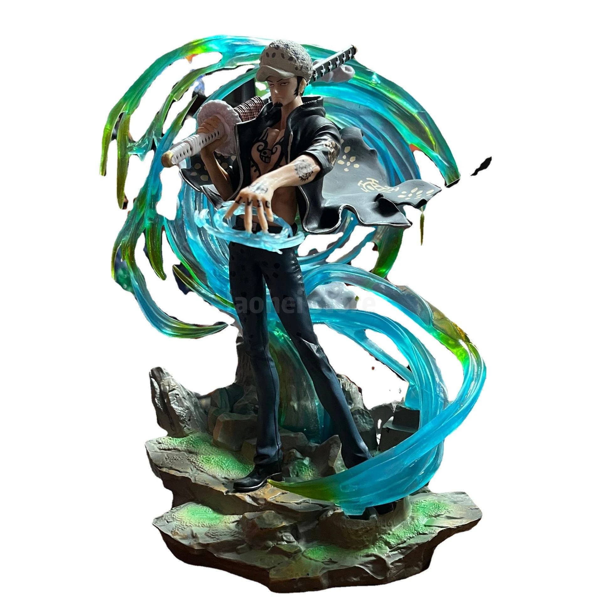 

Аниме One Piece Sailing Again Trafalgar Law Battle Ver. GK ПВХ фигурку игровая статуя Коллекционная модель детские игрушки куклы подарки