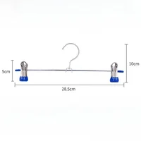 20pcs/10pcs Dress Hanger Stainless Steel Trousers Clips Non-Slip Skirts Clothes Hanger Pant Rack Wardrobe Hanger Pants Tong - Image 3