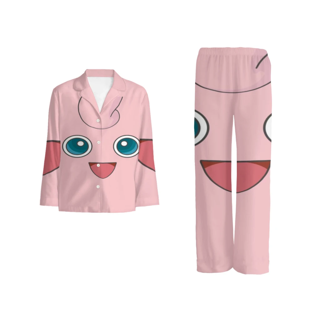 Ensemble de pyjama imprimé Pokémon InPorter, confortable, mignon, motif
