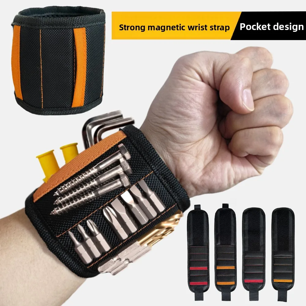 pulseira-magnetica-com-15-Imas-fortes-pulseira-de-ferramentas-para-segurar-parafusos-pregos-e-brocas-pulseira-de-tecido-oxford