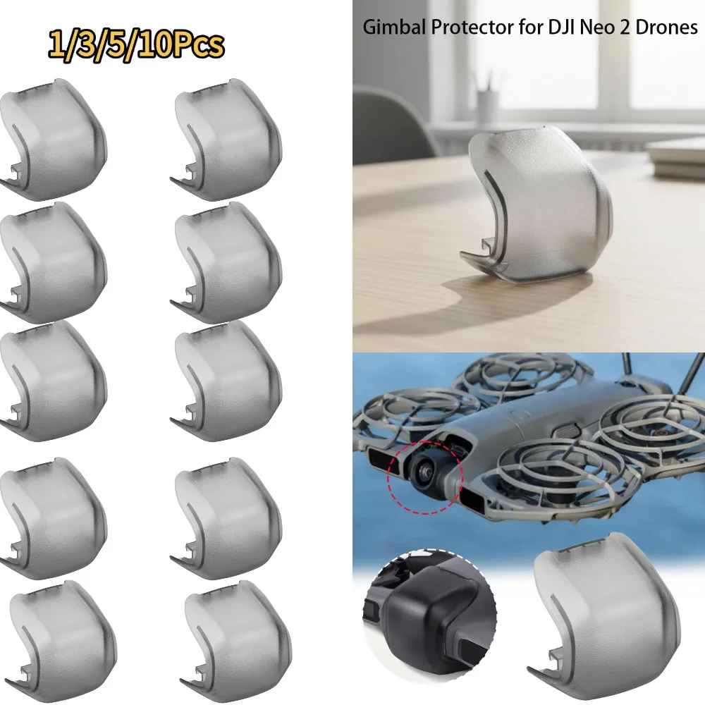 1/3/5/10PCS Lens Cap for DJI Neo 2 Drone Protective Gimbal Lock Cover Camera Guard Anti-Scratch Protector Props fixer Accessory
