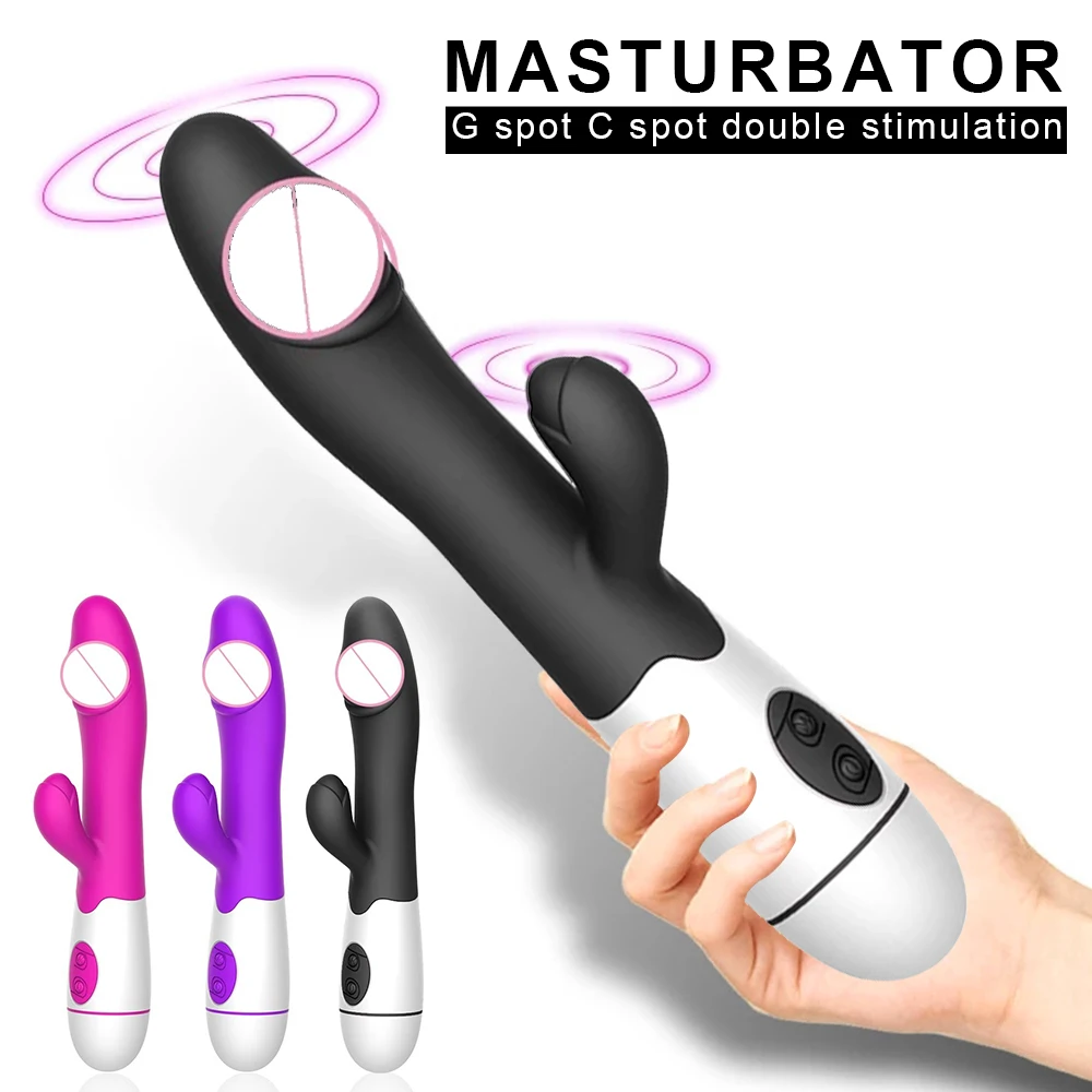 10 Modes Dual Motors Vibrator for Women Clitoral stimulation Masturbator Dildo Sex Toy for adults 18 USB Charge Vibrators female