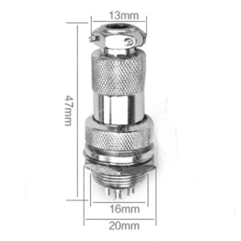 1set GX16 4 Pin Male & Female Diameter 16mm Wire Panel Connector L72 GX16 Circular Connector Aviation Socket Plug Free Shipping