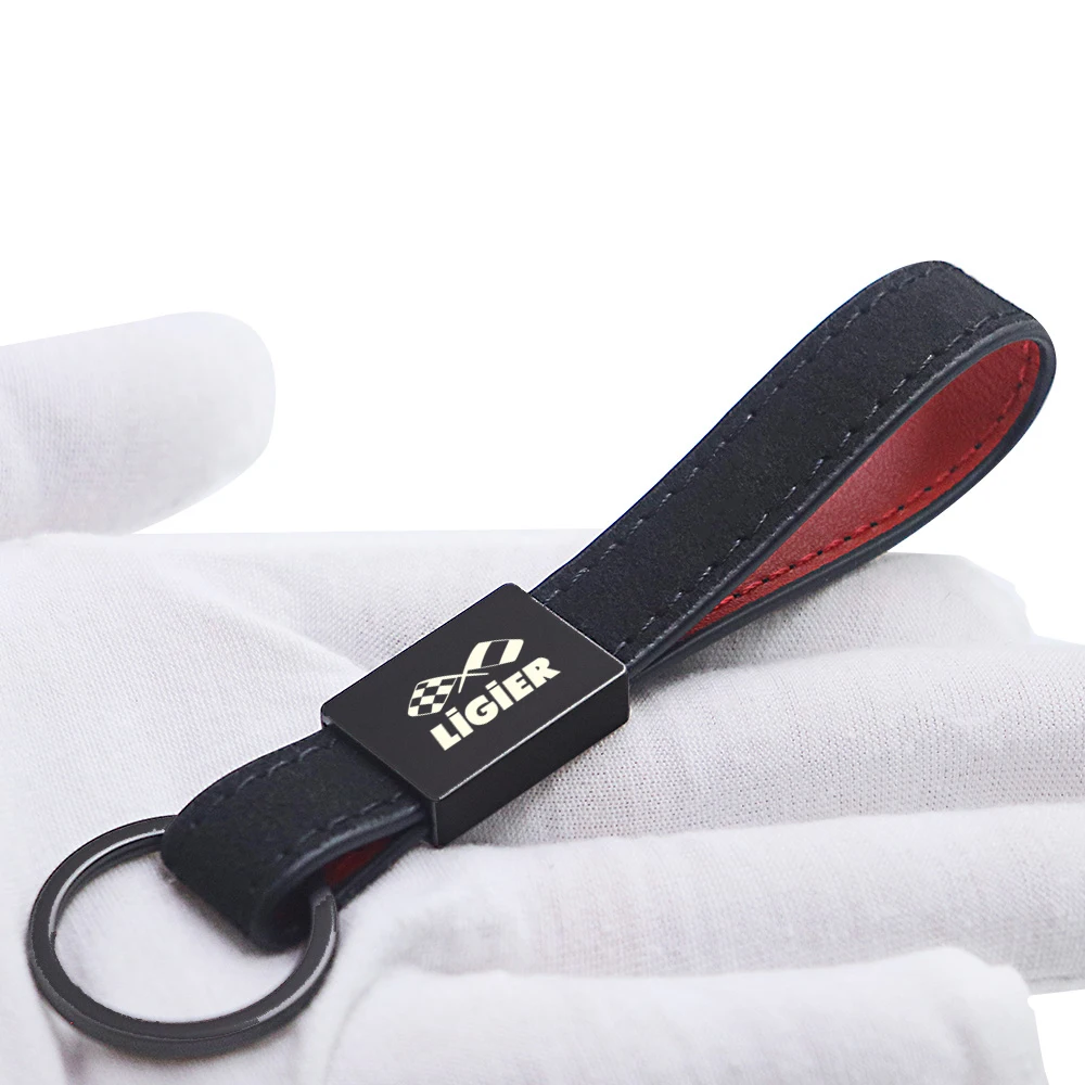 car key chain leather keychain Car Accessories for ligier js50 L js2 js60 jsrc jsp4 X-TOO