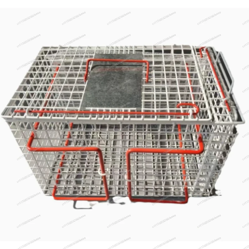 Professional Cat Immobilization Cage – White, for Injection, Grooming & Rescue (Non-Slip Design)