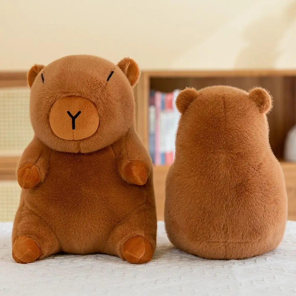 Capibara Capibara Anime Pluizig Speelgoed Simulatie Doek Pop Capybara Knuffel Zachte Schattige Pop Capybara Pluche Pop Verjaardagscadeau