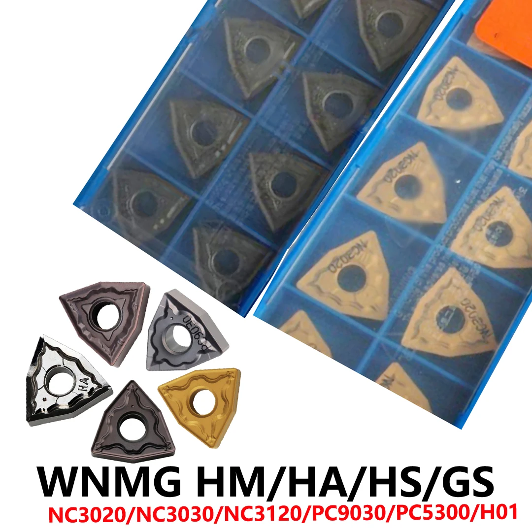 Original WNMG WNMG060404 WNMG060408 WNMG080404 WNMG080408 WNMG080412 HM HS GS NC3020 NC3030 PC9030 PC5300 Carbide Inserts Tools