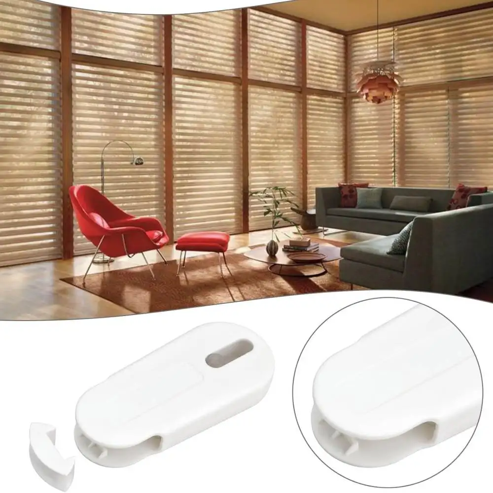 Roller Shade Cord Tensioner Plastic Safety Fastener For Window Blinds Curtain String Control Modern Home Essential Accessory