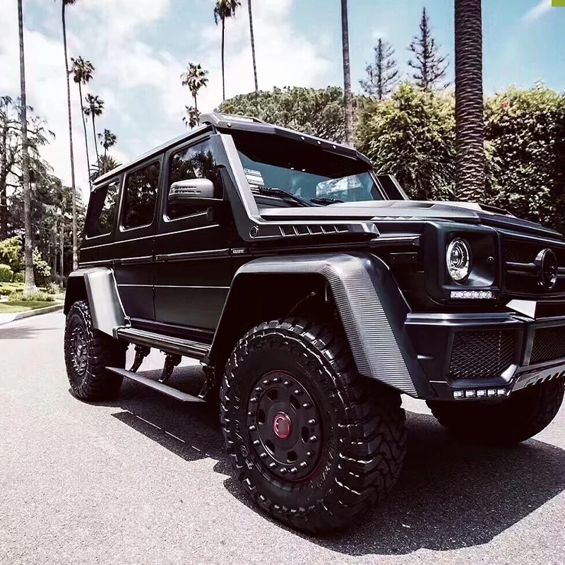 G Class W463 G63 Carbon Snorkel Auto Body Systems Car Exteriors Bodykit G500  G350 4X4 Wading Tail Throat B Style Snorkels