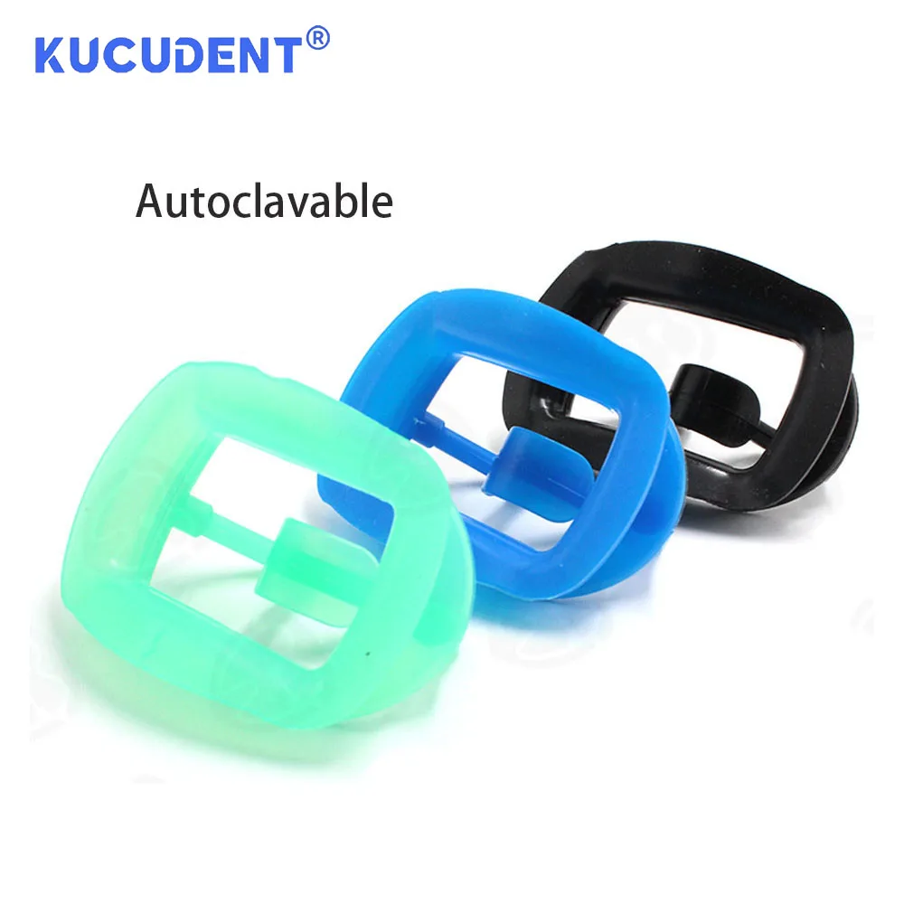 KUCUDENT  Dental Soft Silicone Mouth Openers Orthodontic Intraoral Lip Cheek Retractor Expander O Type Dentistry Accessories