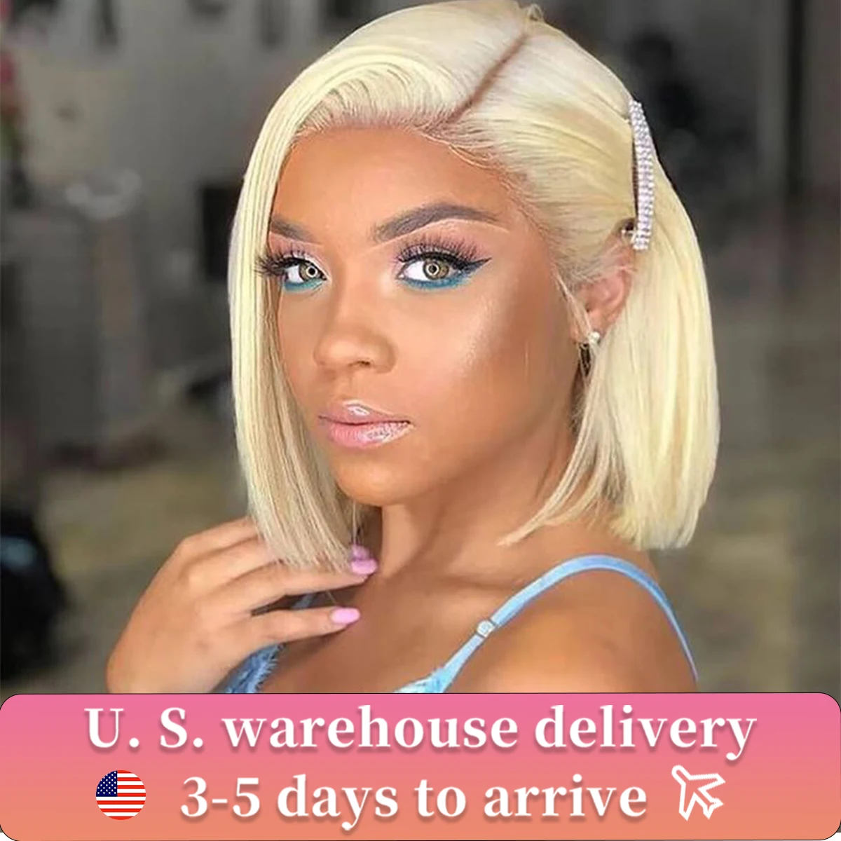 613 Blonde Bob Wig Lace Front Human Hair Wigs 13x6 13x4 Lace Frontal Wigs Remy Brazilian Bone Straight Human Hair Wigs for Women