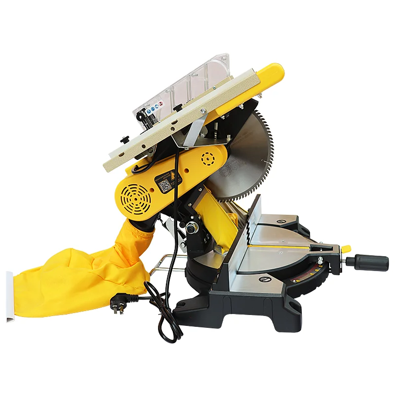 

Dust-free Big Saw Blade 45 Degrees Woodworking Miter Saw Machine With Stand