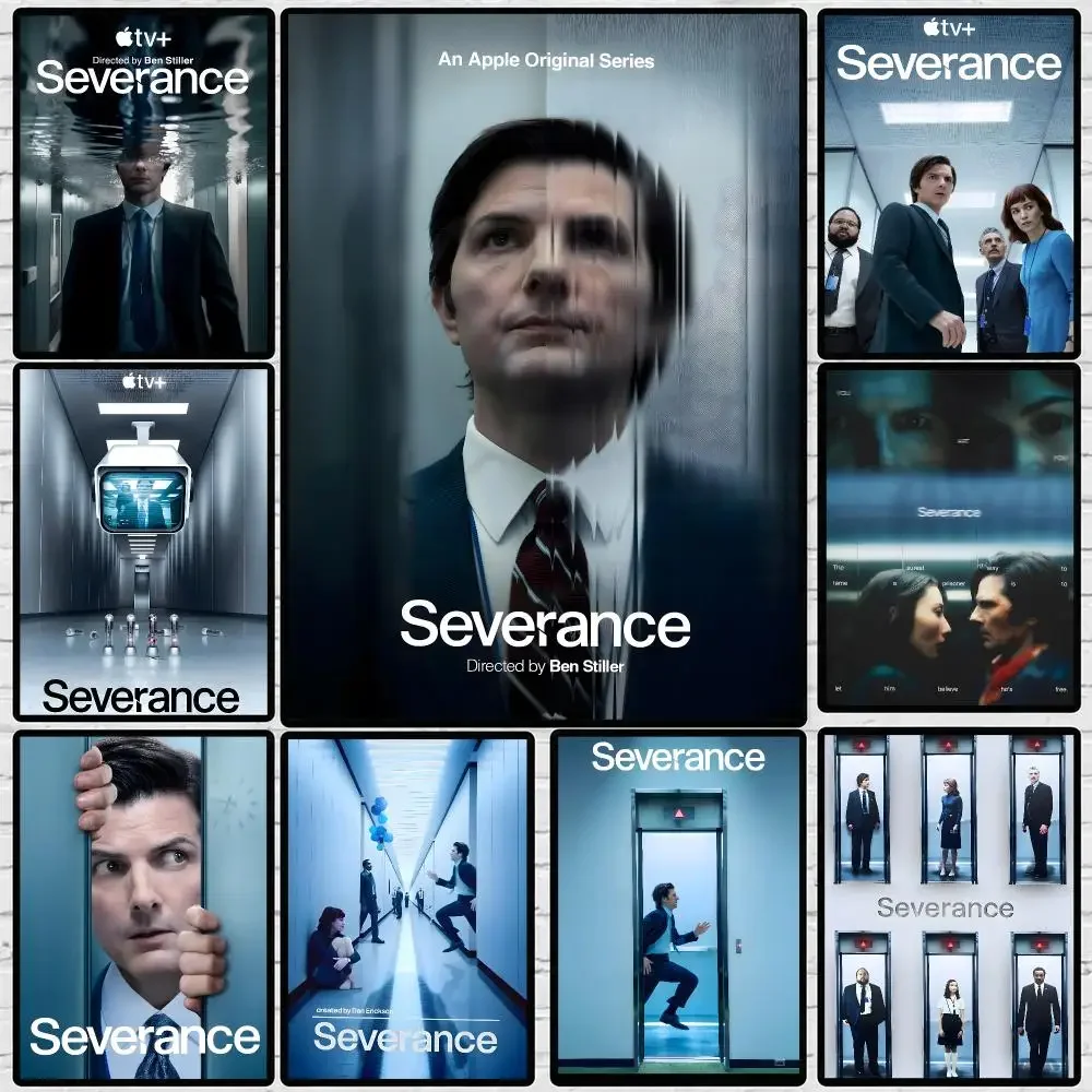 TV Series Severance Poster 	 Poster Wall Sticker Waterproof Self Adhesive HD Art Bedroom Bar Decor