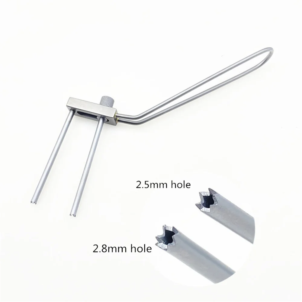 

Guide Pin 2 Hole Guider Kirschner wire guide pin Parallel guider Ortho pedic Surgical Instruments