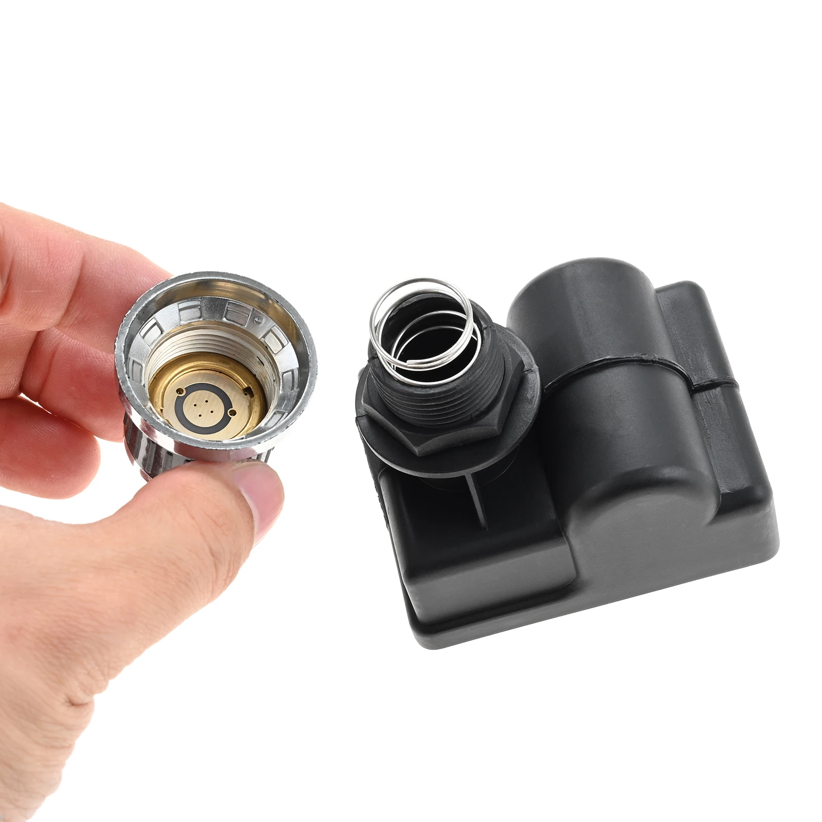 1Pc 6 Outlet Chrome-plated Button Cover Spark Generator DC-1.5V AA battery Replacement for Brinkmann Charbroil Chef Kenmore