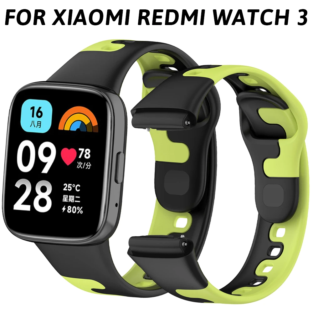 

Wrist Strap for Xiaomi Redmi Watch 3 Active/Lite Silicone Replacement Bracelet for Redmi Watch 3 Youth Soft TPU Correa Watchband