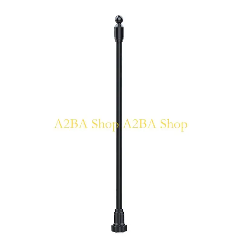 A2BA 4 Length Option Flexible Phone Mount Adapters with 17mm Ball Socket Aluminum Plastic Construction For Navigation Device