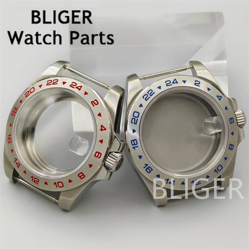 

BLIGER 40mm Explorer 2 Case Fixed bezel Sapphire Glass fit NH34 NH35 NH36 NH38 NH39ETA2824 PT5000 movement 10ATM Waterproof