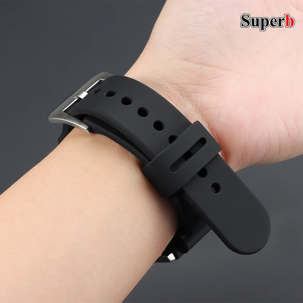 Für Casio Gummiring Uhrenarmband Schlaufen Silikon Ersatzarmband Keeper Halter Retainer Beweglicher Uhrenring Kreis mit Werkzeug