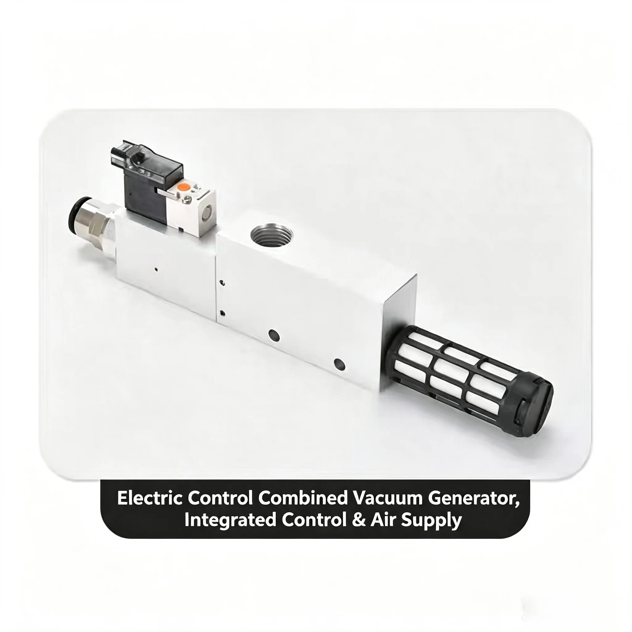 Integrated Vacuum Generators RVE10 and RVZ15-HS with Strong Suction, Equipped with Control Detection Switches and Breakage