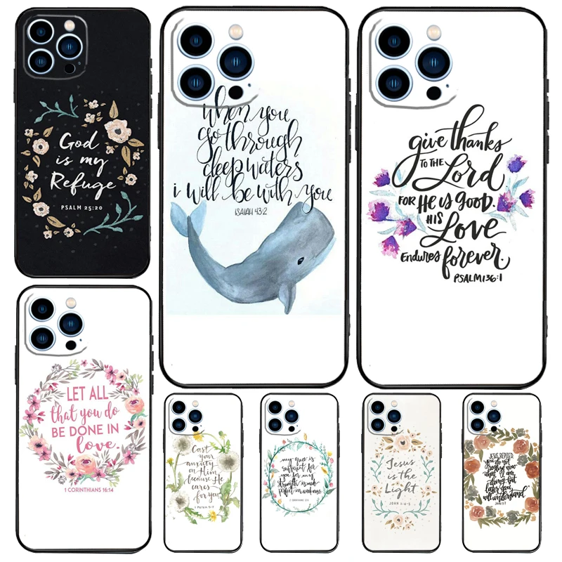 Jesus God Bible Quotes Case For Samsung Galaxy A52 A53 A16 A26 A36 A56 A55 A35 A15 A32 A12 A33 A13 A14 A34 A54 A17