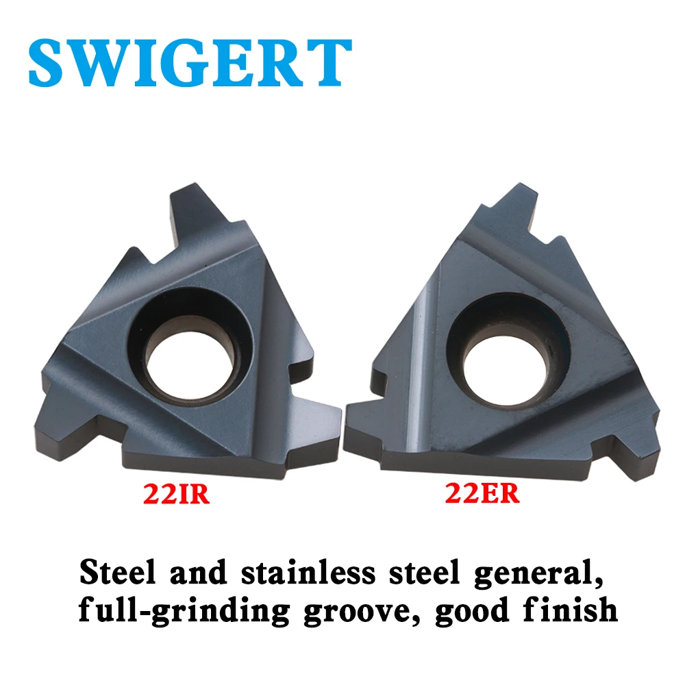 

SWIGERT High quality Carbide thread insert 22ER/IR 4.0TR 5.0TR 6.0TR 30 degree trapezoidal thread CNC lathe tool