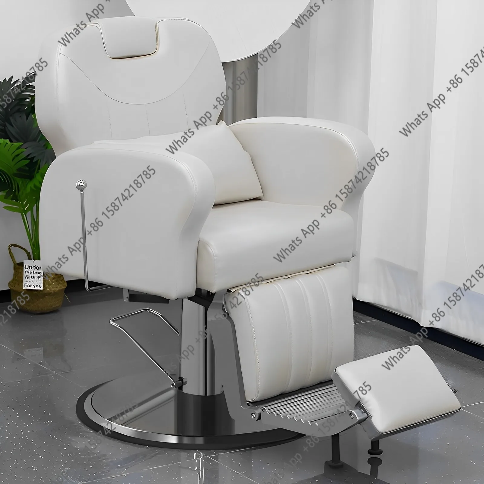 Electric hair salon   cutting barbershop head treatment shaving face trimming scalp can be put down hair care chair
